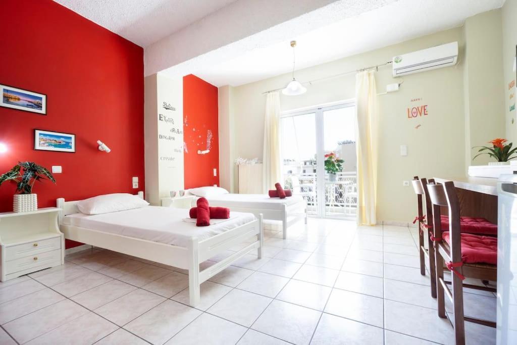 Steps From The Beach Aprt Chania  Exterior foto